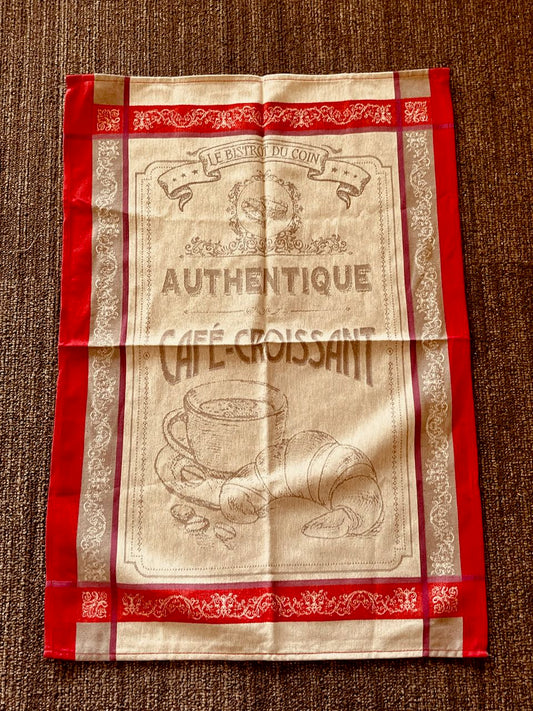 teatowel French jaquard.