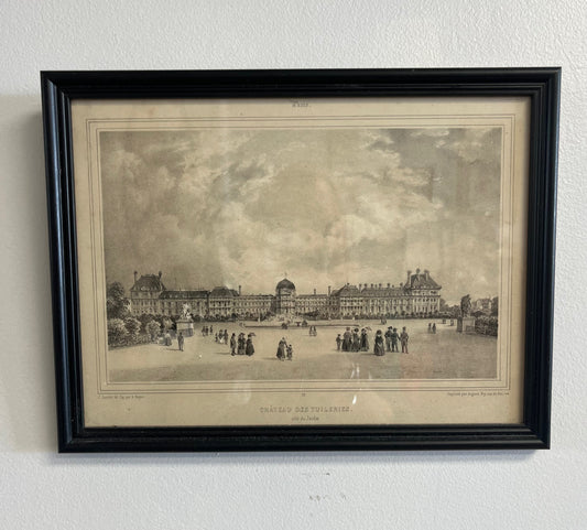 Framed Vintage Black and White prints of Paris