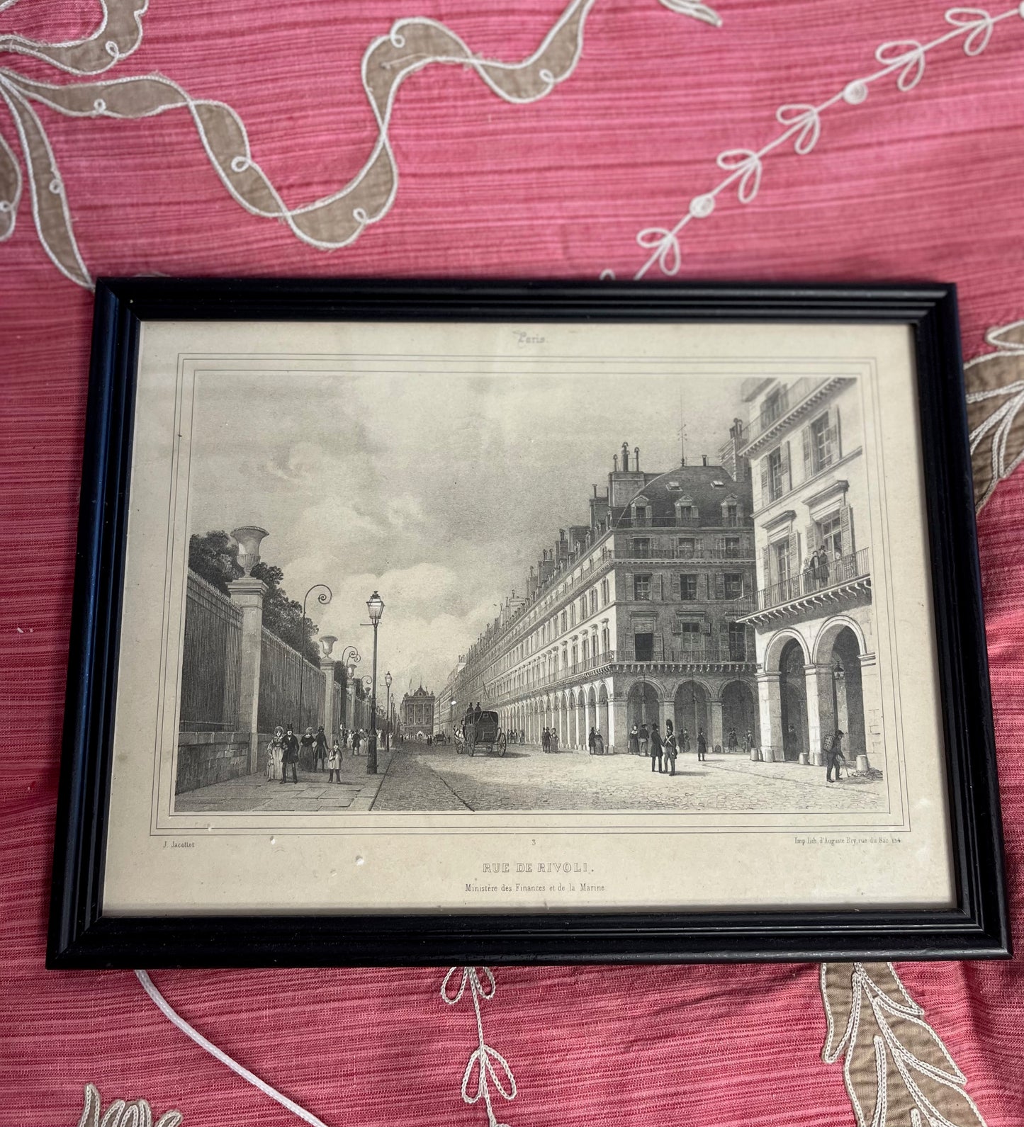 Framed Vintage Black and White prints of Paris