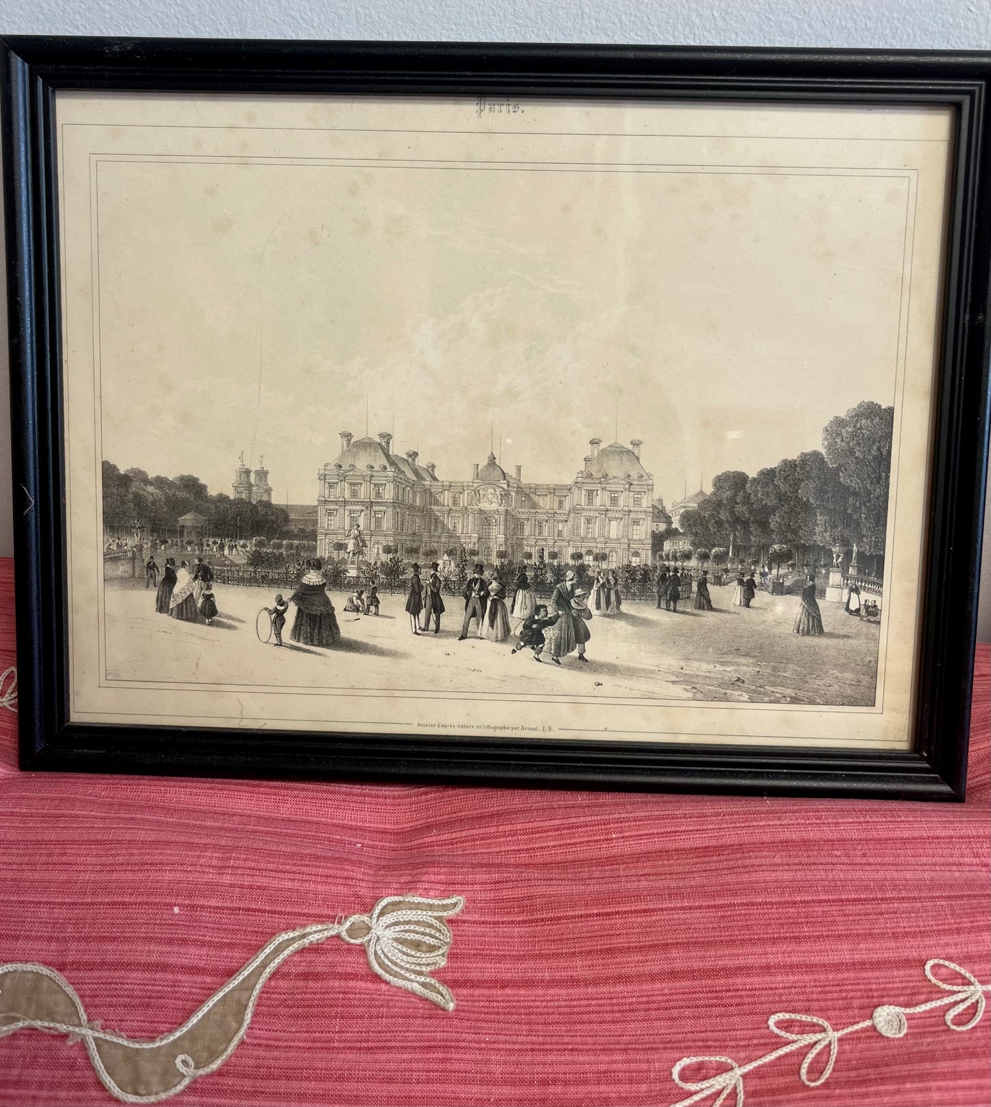 Framed Vintage Black and White prints of Paris