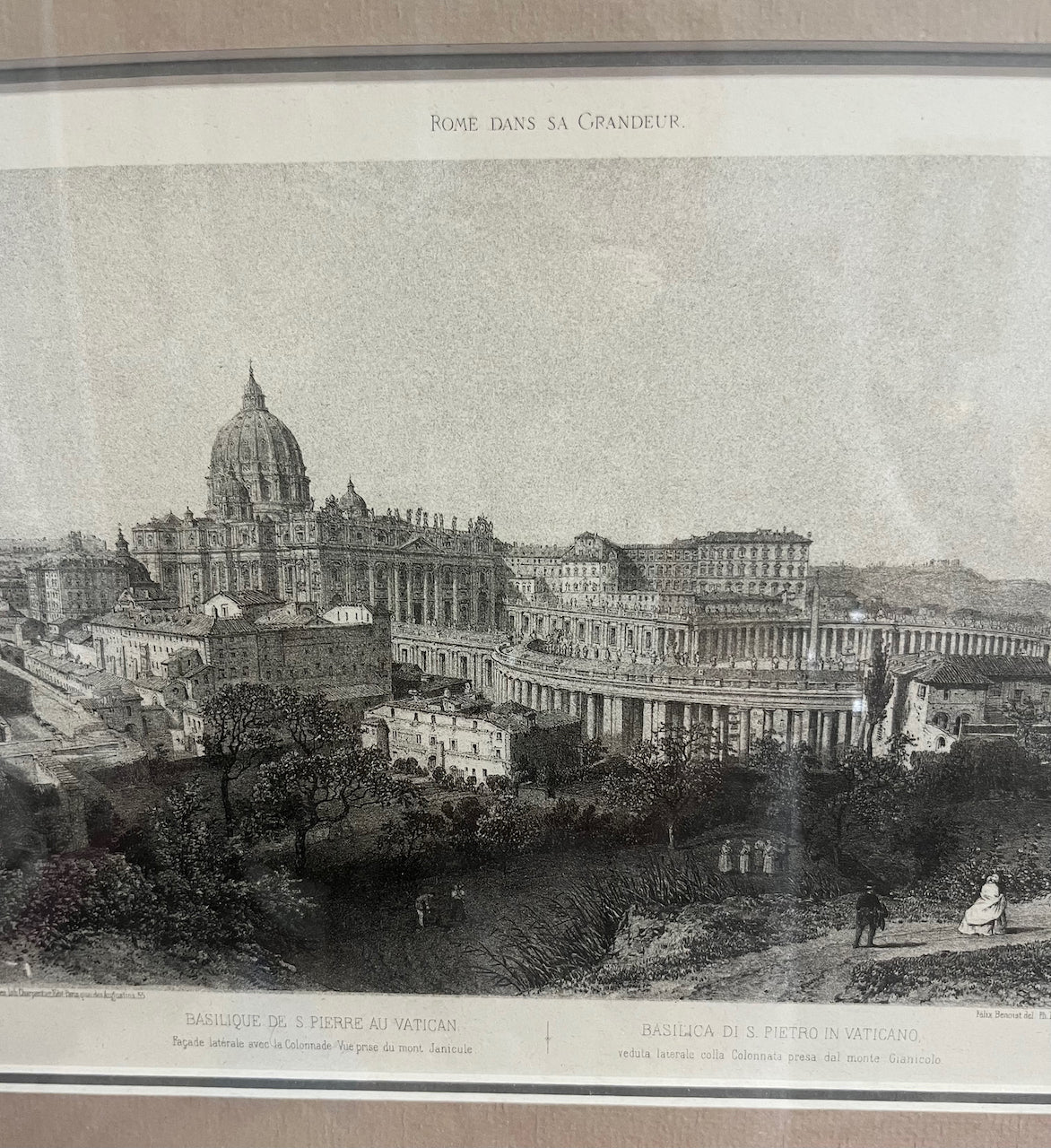 Framed Vintage Black and White prints of Paris