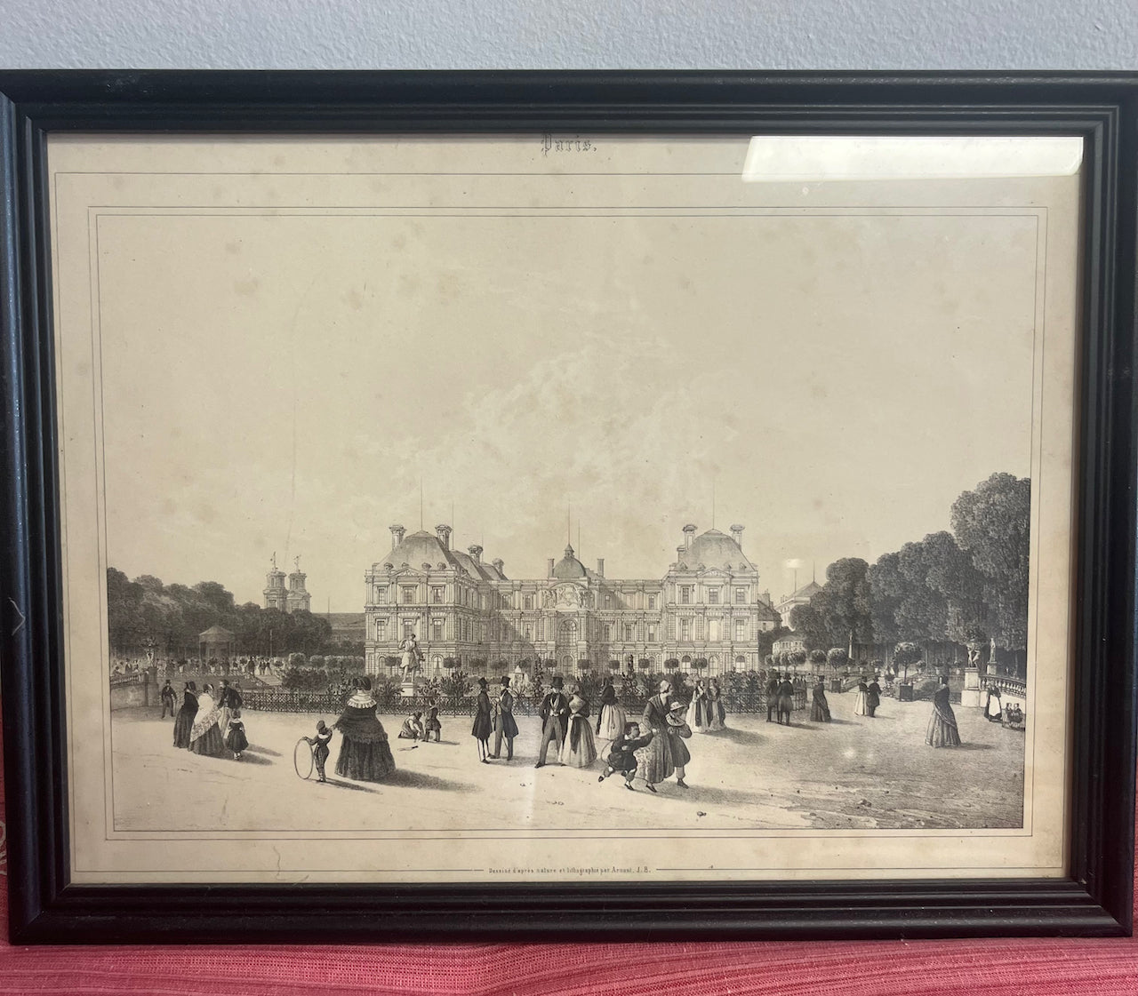 Framed Vintage Black and White prints of Paris