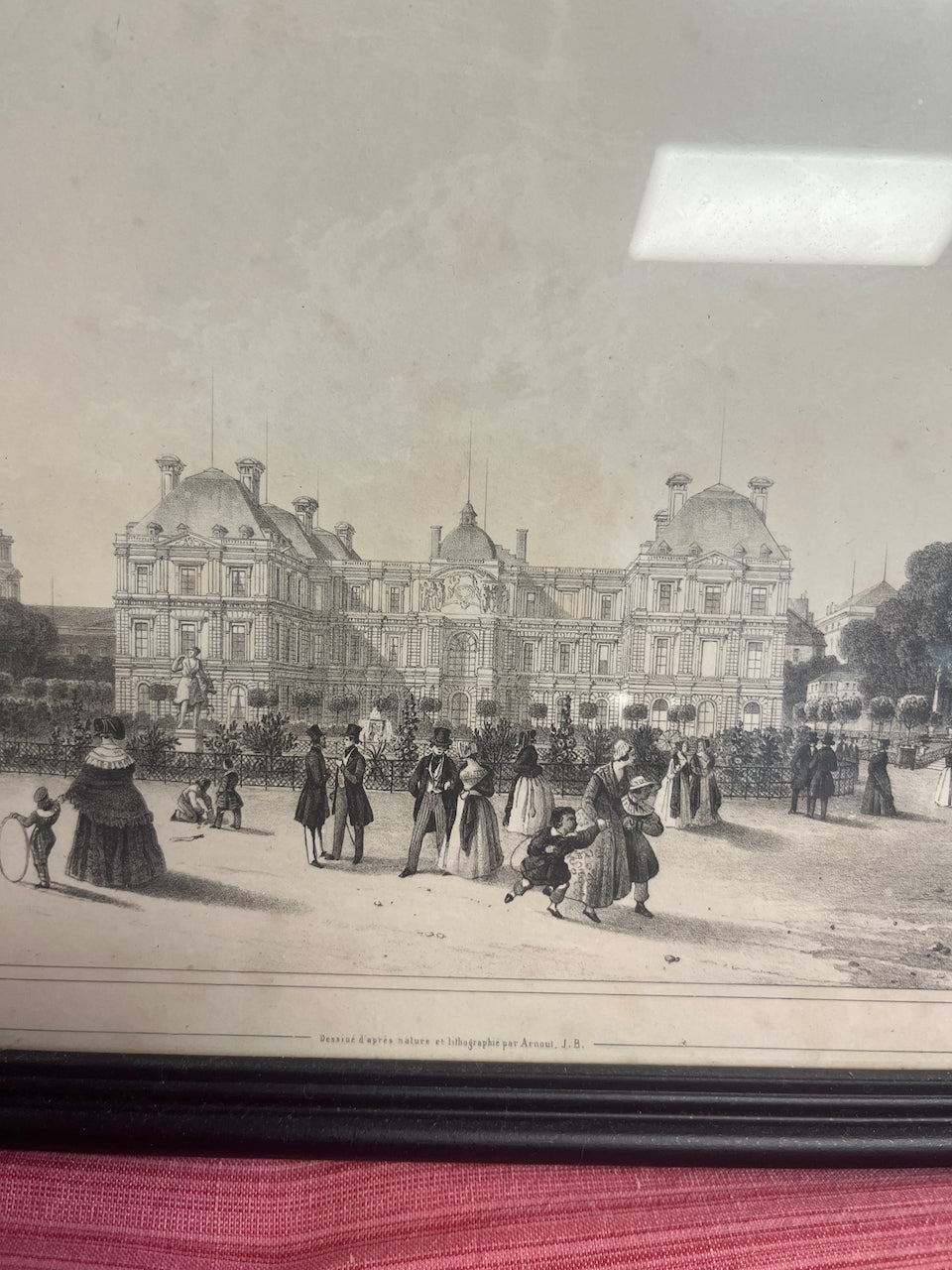 Framed Vintage Black and White prints of Paris