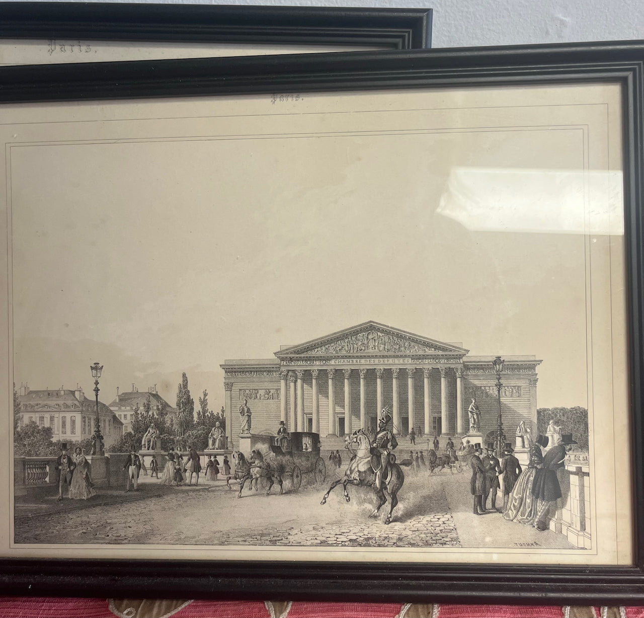 Framed Vintage Black and White prints of Paris