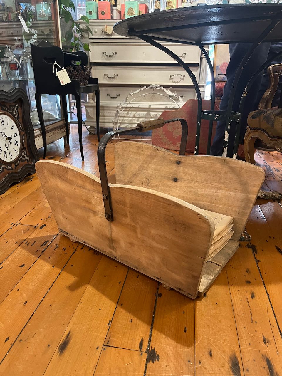 fa4477 Large French wooden Trug