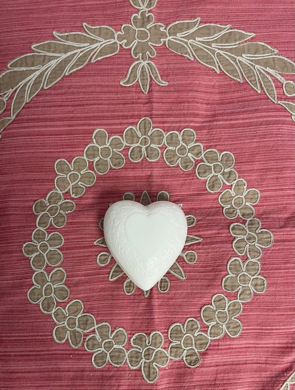 Large Heart shaped soaps, ( honeysuckle)